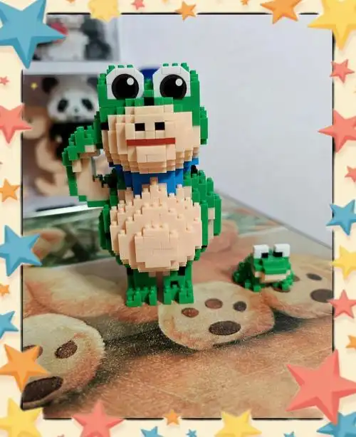 🐸双拼法青蛙积木,乐趣无限!