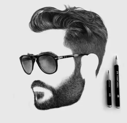 手绘油头造型,英气逼人!