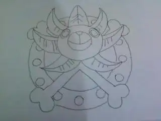 海贼王万里阳光号简笔画