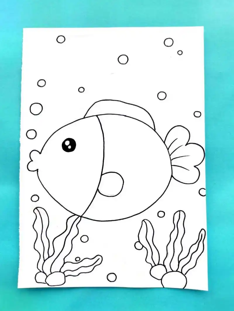 简笔画小鱼 简笔画小鱼
