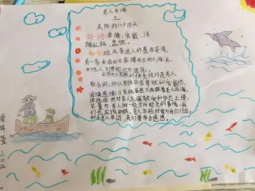 阅读悦生活(十)——书海拾贝手抄报