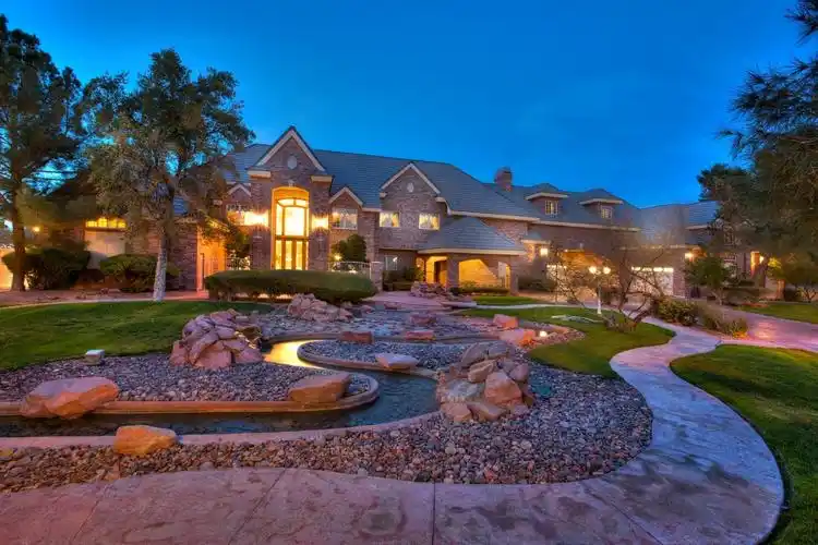 外部房子豪华别墅风景图片