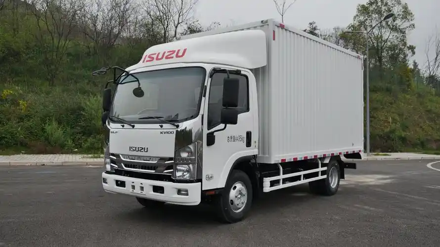 家电配送入户!庆铃五十铃kv100灵活穿梭城市