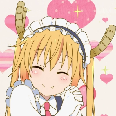 这里夏颜自截动漫头像,盗图必究小林家的龙女仆