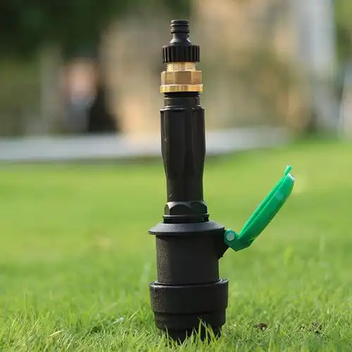 园林快速取水阀绿化取水器地插小区草坪水管工程塑料接头钥匙杆