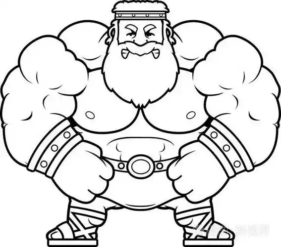 生气的卡通宙斯插画-正版商用图片0u36ea-摄图新视界