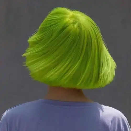 绿色头发