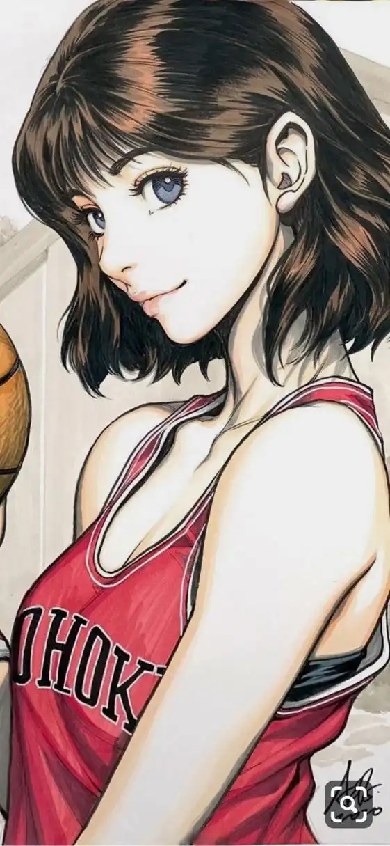 灌篮高手全国大赛#我小时候的赤木晴子好像长大了