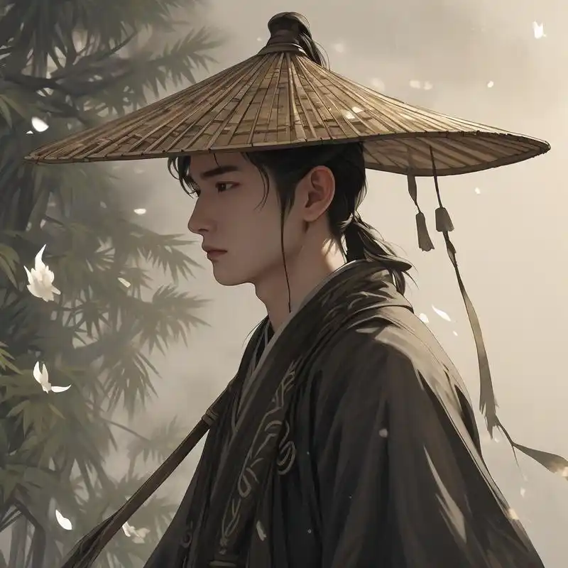 90古风男生高冷帅气头像97 一组充满古风韵味的男生头像来啦!