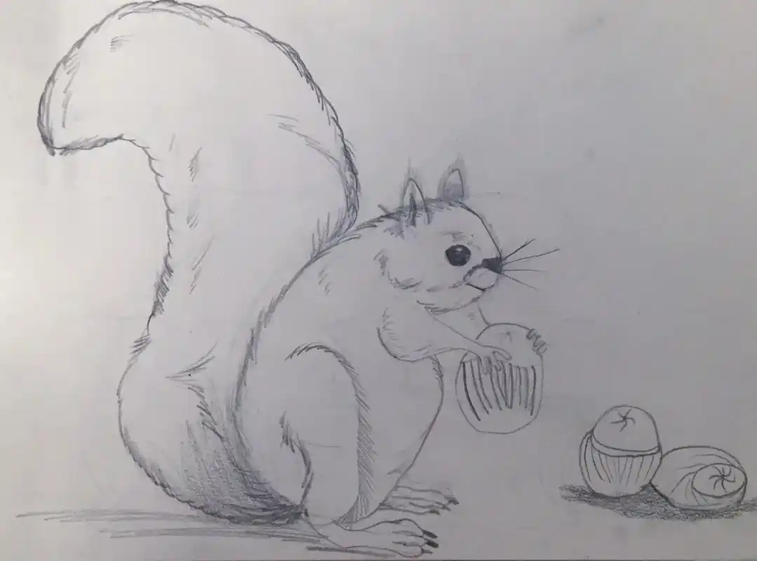 一个假期的动物速写小进步