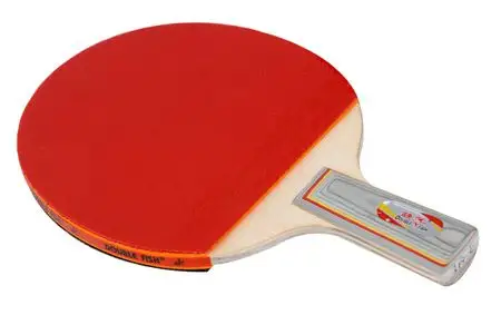 【双鱼1a-e乒乓球】双鱼1a-e一星级双面反贴乒乓球拍(直拍)【图片 价