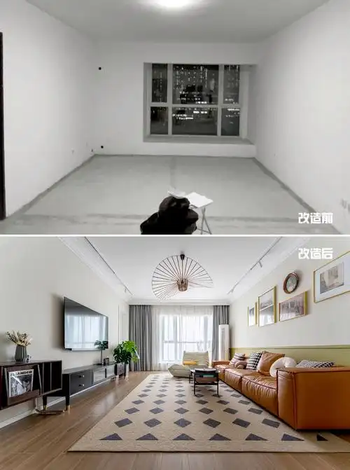 旧房翻新对比照,复古风营造家的沉浸式体验-土巴兔装修网