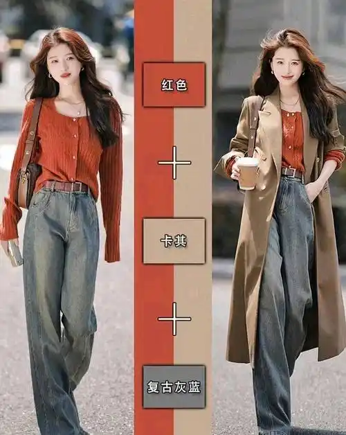 这"4个穿搭"显白,温柔大方又耐看_绿色_粉色_红色