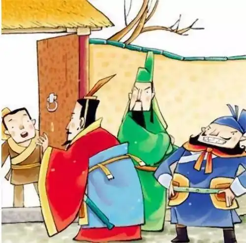 三顾茅庐手抄报简单好看三顾茅庐的手抄报版面设计图片