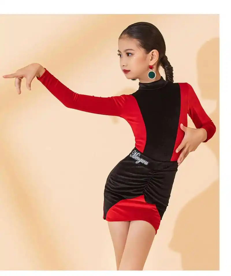 萌萌哒的拉丁舞练功服,穿上就像变身小公主一样!