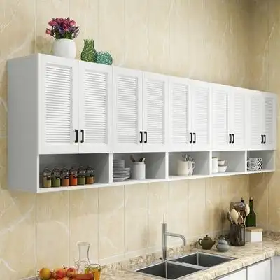 实木厨房置物柜壁挂餐厅卧室阳台挂墙上简约小墙壁柜吊柜储物柜架