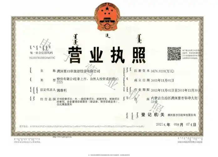 电子营业执照下载及亮照