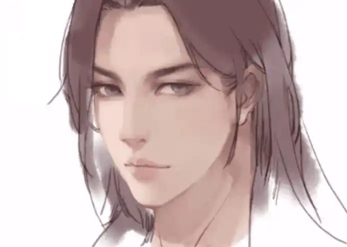 【古风插画】男性角色面部绘 ps教程_绘画教程