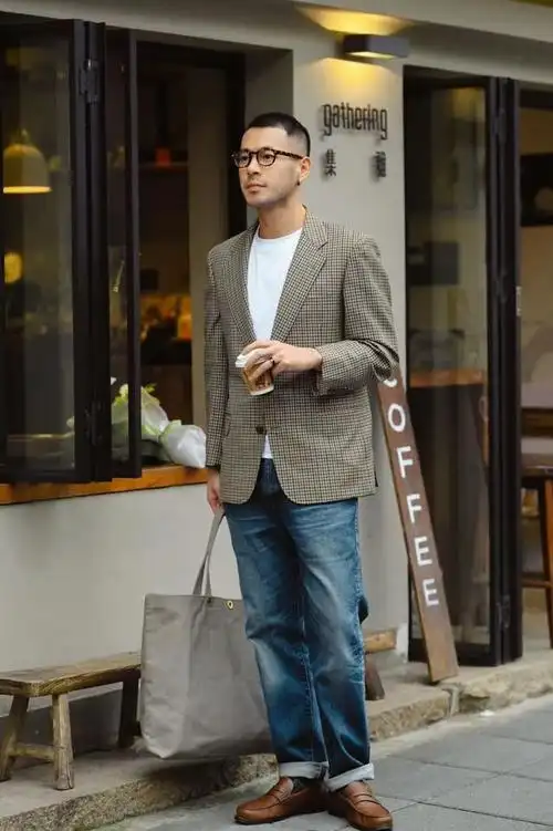 中年男人穿牛仔裤,记住"3穿3不穿"原则,帅气不油腻,没大叔味|西装