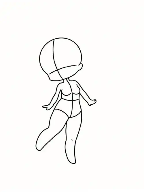 每天学一个画画小技巧q版人物姿势参考#一起学画吧 #人体动态  #学