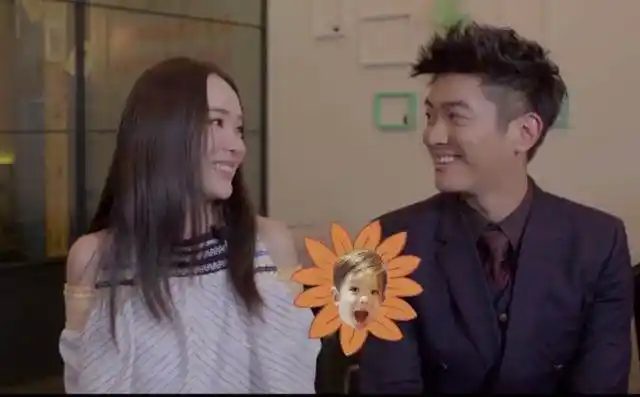 而杜江那句:她为我生了个孩子,让人觉得很暖心.