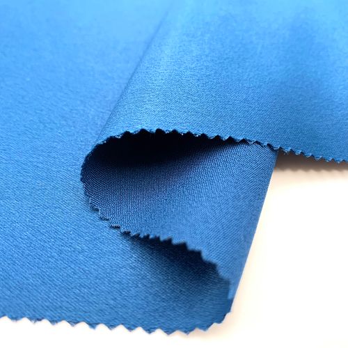 高档仿真丝弹力缎纹缎面不透厚雪纺阔腿裤汉服裙现货面料布料8003