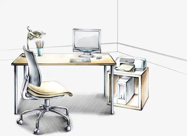 热带植物大叶子插画手绘效果图装饰图