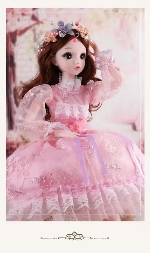 60厘米超大号芭比娃娃套装女孩公主女童玩具单个60cm洋娃娃礼物布同款