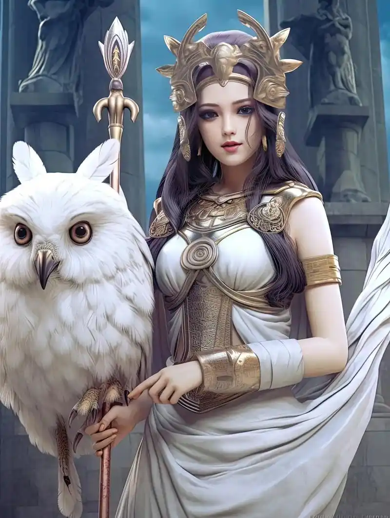 【希腊神话】智慧与战争女神丨雅典娜.