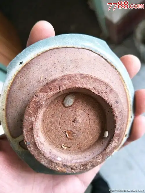 宋元钧窑碗底临清运河古玩店万枚瓷片标本馆