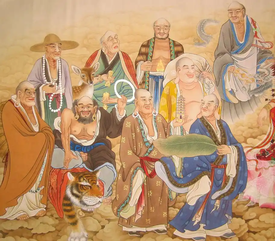 佛教十八罗汉传说都是谁济公是哪位罗汉