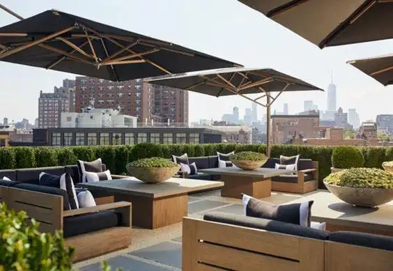 办公楼屋顶花园_3635310