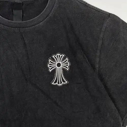 chrome hearts/克罗心 22ss 渐变十字架烫钻短袖 -gdf档口-潮流干货