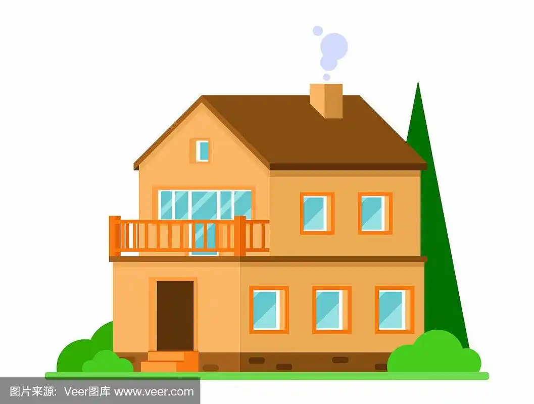 卡通的两层楼