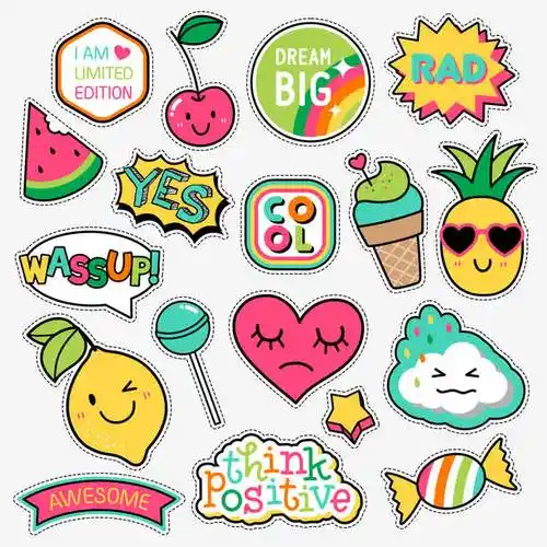 矢量可爱卡通图形