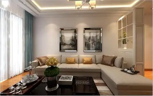 台灯休闲沙发实木茶几现代简约客厅家具单人沙发大客厅正面整体家具