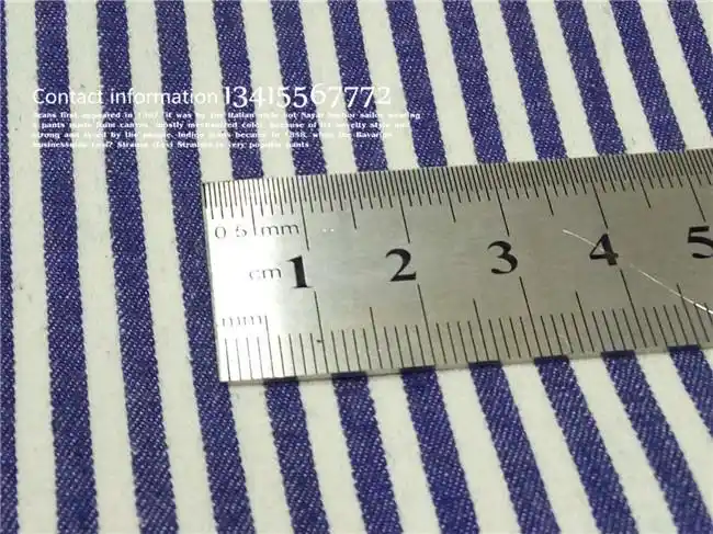 纯棉弹力条纹3mm(0.3cm)参考服装
