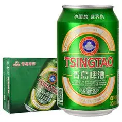 88viptsingtao青岛啤酒经典330ml24罐整箱装泡沫绵密百年经典小麦啤酒
