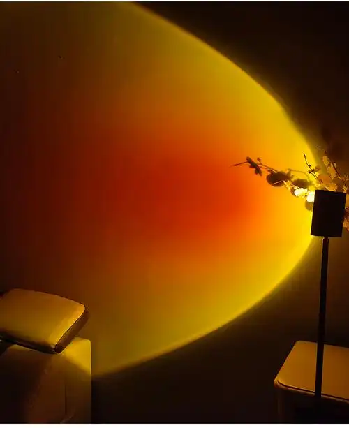 姿灯落日灯夕阳灯落地灯抖音网红拍照同款氛围灯客厅卧室射灯墙角台灯