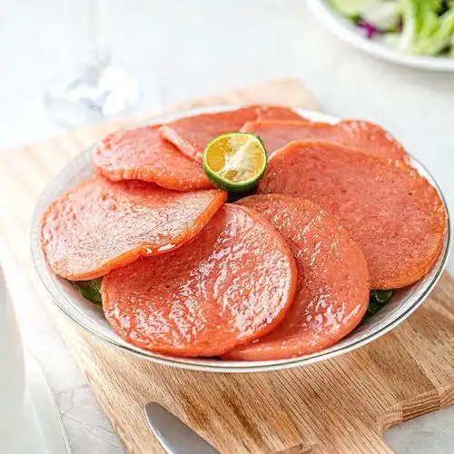 火腿片切片烤肠手抓饼关东煮烧烤油炸汉堡301包左右包邮跨境批发