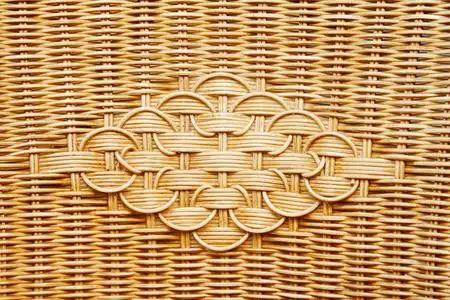 装饰图案手工竹编织的装饰图案竹编竹编藤编纹理细节手工竹编纹理背景