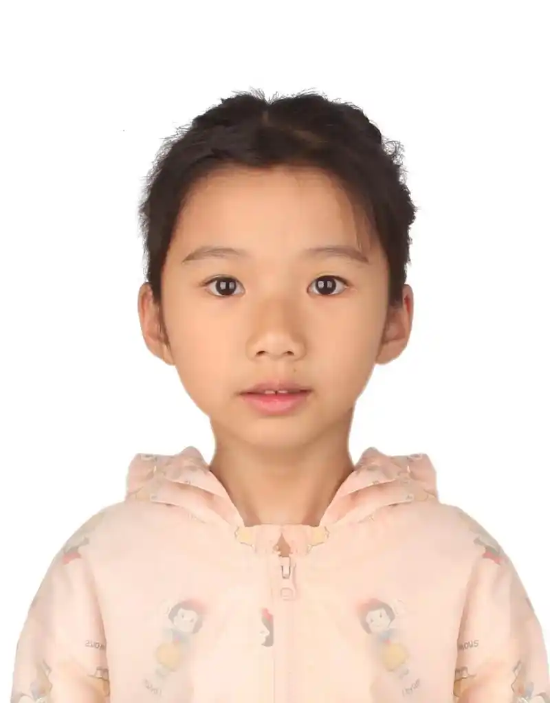 幼升小 #证件照片 我的宝贝转眼间就要升小学了,你只管努力 - 兑趑