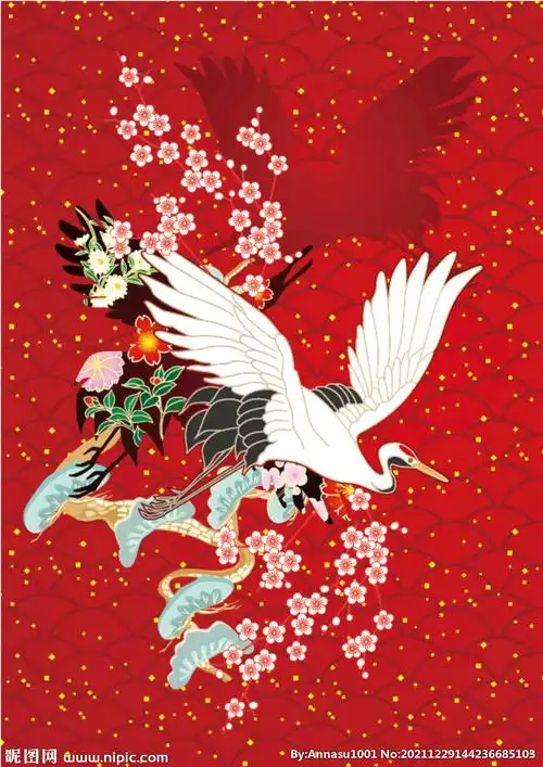 吉祥图案仙鹤图片