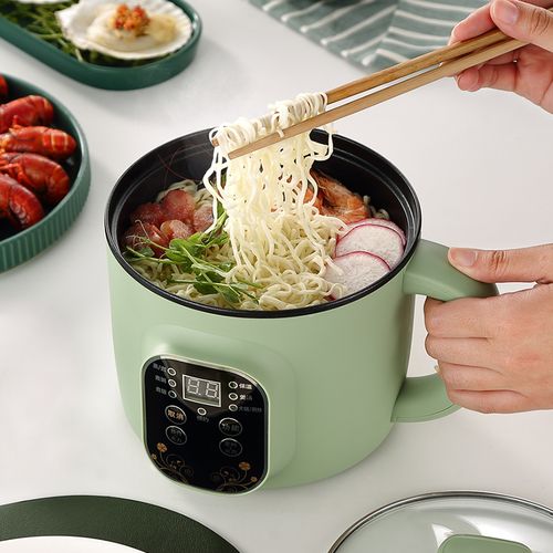 煮方便面的小电热锅一人食办公室麦饭石电煮锅可煎炒快煮寝室小锅