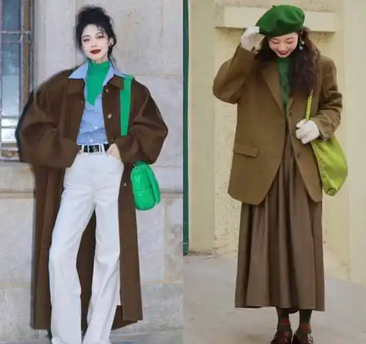 棕色搭配这10个颜色:既复古又好看,秋冬美出高级感_组合_时尚_是一种