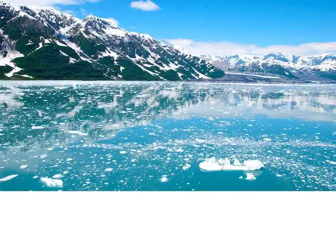 南极冰川融化高清背景墙
