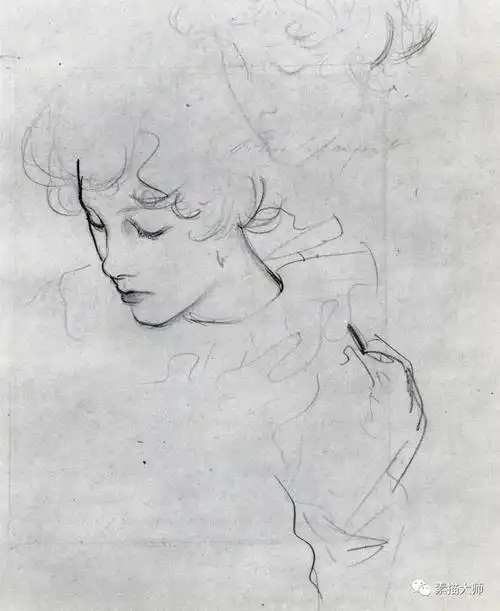 绘画大师萨金特,素描速写和创作手稿