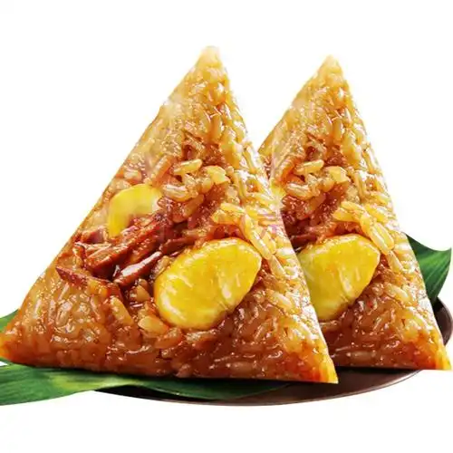 百味聚 嘉兴粽子板栗肉粽6只多口味新鲜手工真空包装批发