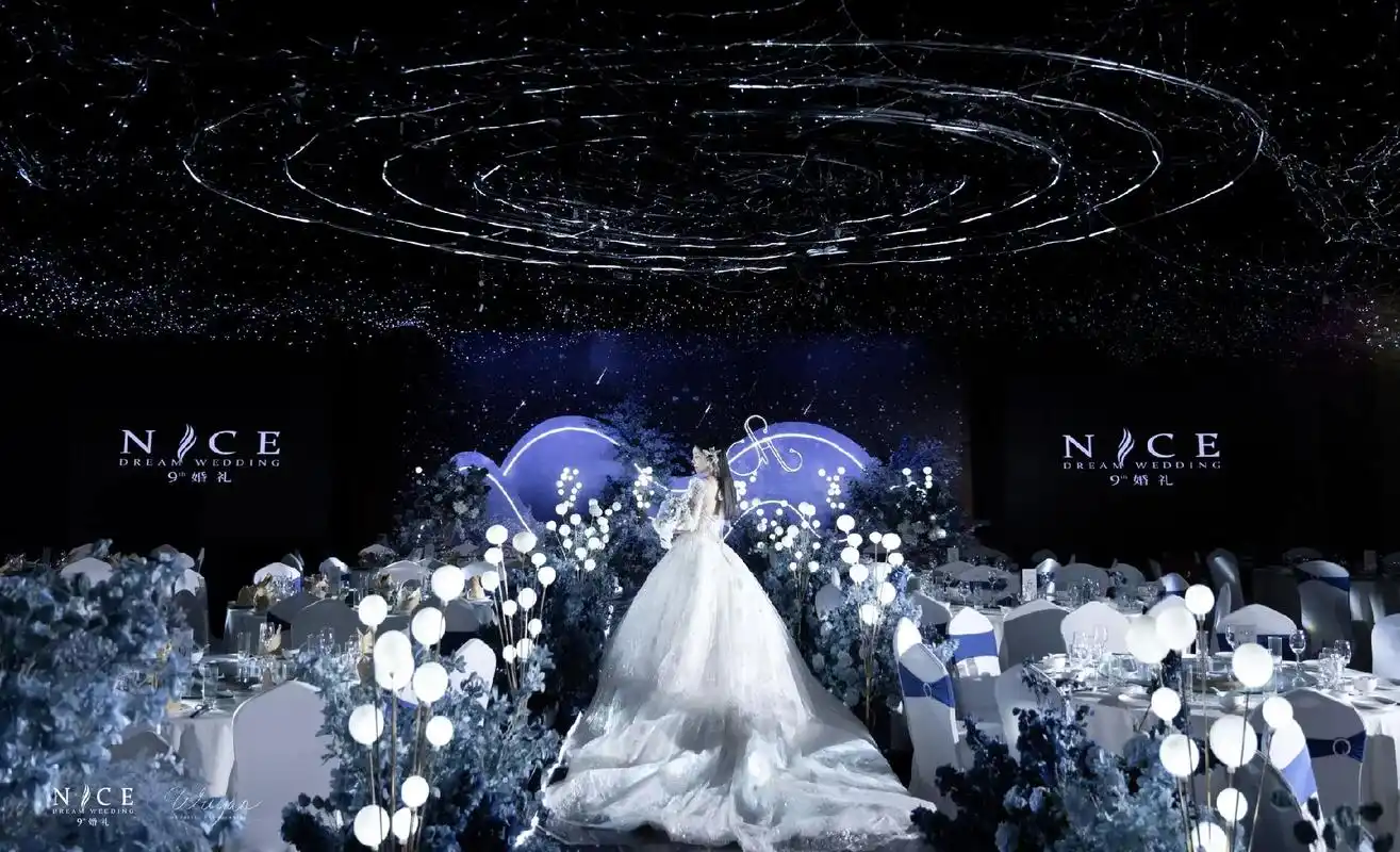 nice婚礼蓝色星空主题婚礼