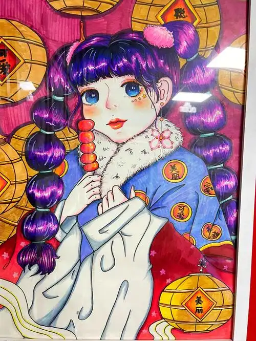 马克笔动漫人物